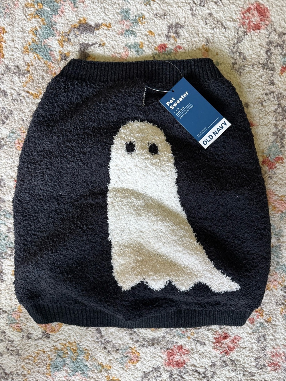 Old Navy Black Dog Sweater